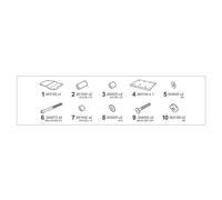 SHAD Top Master Piaggio MP3 400/SPORT/EXCLUSIVE 530, Noir