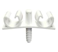 Fixation de tubes multicouche, PER et cuivre gainé ING FIXATION FIX-RING Multi double - Ø 22 à 26 mm - Boîte de 50 pièces - A332200