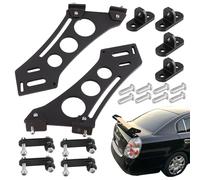 Fixation des supports pour l'aile de la queue de voiture -pieds de montage de l'aile arrière légère et , fournitures de montage de spoiler de queue de voiture pour les modifications de moteurs