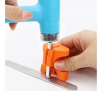 Fixation d'estampage avec rainures réglables de 6 mm, 8 mm, 10 mm pour tampons à chiffres et lettres compatible avec plusieurs tailles de timbres (6 x 6 mm)