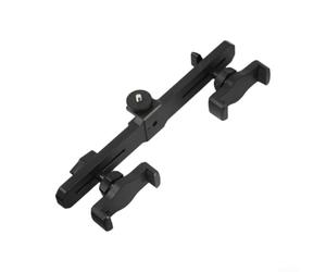 Fixation Double Smartphone Plastique pour Stand Fixation Double | Rotation 360 degrÃ©s, angle ajustable, vue idÃ©ale, streaming pour facile, montage rapide(2 X Phone Holder)