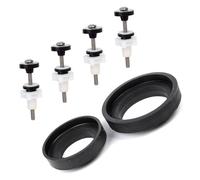 Fixation efficace du réservoir de chasse d'eau - Pièces de fixation pour toilettes - Pièces de montage divisées - Écrou de sécurité - Pièces de fixation