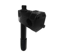 Fixation guidon vélo 22,2 mm BMX/FREESTYLE aluminium noir réglable compatible