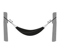 Amazonas T-strap Hook 2 unités Noir