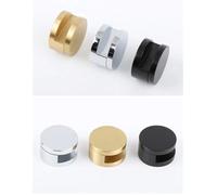 Fixation Miroir Glass mirror Brass clip Fixed support Bathroom holder black gold bright for glass 5mm-10mm Strong not rusty(Bright color)