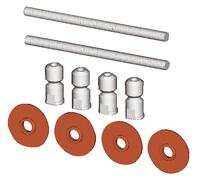 Fixation montage double T2 pour poignée tubulaire argent VACHETTE 064170