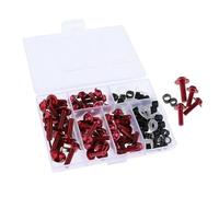 Fixation Moto Kit De Fixations Carénage pour Moto pour Yamaha YZF R1 R6 R3 2004-2008 (Rouge), Vis, Boulons Et Écrous pour Pare-Brise Ecrou boulons Écrou