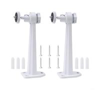 Fixation Murale Plafond Alliage Aluminium 2pcs | Compatibilité universelle dômes pour cctv, multiples, intégration fluide systèmes existants maison