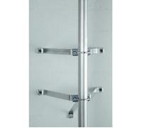 Fixation murale - - Pour la fixation d'un mât d'antenne à un mur extérieur