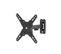 Fixation Murale TV 13-43 Pouces, Max. 20 kg, Extensible Jusqu’à 19,8 cm | Support mural pour TV, flexible, extensible, distance murale 6,6 cm, Samsung (QLED et LED), Sony, Philips et LG