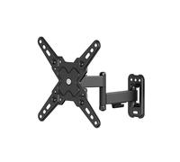 Fixation Murale TV 13-43 Pouces, Max. 20 kg, Extensible Jusqu’à 27,4 cm | Support mural pour TV, flexible, extensible, distance murale 6,6 cm, Samsung (QLED et LED), Sony, Philips et LG