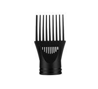 Fixation noire de diffuseur de sèche-cheveux, buse peigne couverture vent pour la coiffure ondulée bou
