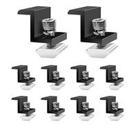 Fixation Panneau Solaire: 10 Pièces Support Panneau Solaire en Aluminium 30 mm, Support Montage Panneau Solaire en Z pour Camping Car Panneau Photovoltaïque Toit Plat, Avec Ecrous et Boulon