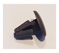 Fixation plaque mica pour micro-ondes WHIRLPOOL - CLIP 8x8x9mm - Noir