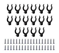 Fixation Plinthe Cuisine 16 Pièces Clip Plinthe Cuisine avec 36 Vis, Compatible avec Pieds de Meuble de Cuisine de 32-40 mm, Idéal pour Montage et Rénovation de Cuisine