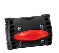Polisport Fixation pour porte-bébé Boodie – Fixation cadre, Mixte Adulte, Noir