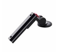 P2R (Cycle) Fixation Porte bidon avec Bouchon Potence Ahead-Set Noir anodise (avec systeme de Blocage pour Inclinaison)