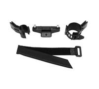Fixation porte bidon livre avec support mini pompe et cartouche Roto scratch Vae Noir