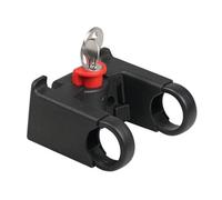 Fixation pour cintre avec serrure + colliers 26 et 31,8