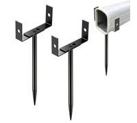 Fixation Pour De Gouttière lot de 2 pièces accessoires horizontaux | Support D'Extension Pour pour Drainage Prévention des Inondations Terrasse Pelouse Cour Patio Toit