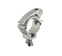 Fixation pour éclairage DJ, pince aluminium pour tubes 28-35mm truss | Idéal pour les salons professionnels, les studios de son et les installations fixes nécessitant une fixation fiable.
