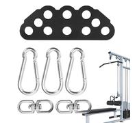 Fixation pour machine à câble, barre d'écartement de fitness avec plaque de | Fixation de machine à câble, barre d'écartement de fitness avec plaque de poulie réglable, mots clés fiables, parfait pour