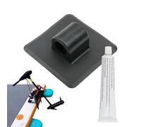 Fixation pour moteur de remorque pour canoë - Boucle de support hors-bord - Pince de rétroviseur pour hors-bord - Convient pour la pêche, les voyages, le camping, les lacs, les rivières, les hors-côte