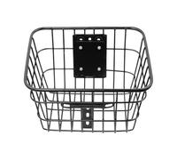 Fixation pour panier de scooter - Rangement de vélo en fer de 23 cm, porte-vélos amovible de grande capacité | Panier léger pour adultes et , trajets en déplacement, shopping, loisirs en