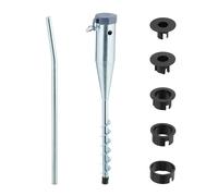 Fixation pour parasol support de mât douille d’ancrage robuste léger 1,3 kg