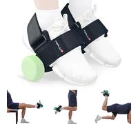 TOPJUM Tibialis Trainer Haltère réglable pour pieds de singe, barre tib, sangles de cheville pour haltérophilie, exercices de jambes à la maison pour fléchisseurs de hanche, attelle tibiale,