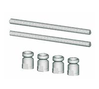 Fixation pour poignées doubles de porte battante - Modulinox VACHETTE