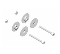 Fixation pour poignées doubles de porte battante verre Diva XX et XXI LA CROISÉE DS
