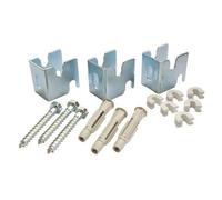 Somatherm Kit fixations FOR YOU radiateur lamellaire – 3 fixations, vis 8x60 mm, chevilles 10x60 mm