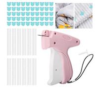 Fixation rapide pour vêtements, Kit de Réparation Rapide pour Vêtements, Quick Clothing Fixer Micro Stitchy Pistolet Gun, 50 Boucles+660 Broches en Plastique