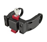 Rixen & Kaul Adaptateur de Guidon KLICKfix® E avec Verrou noir universal