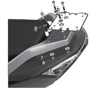 Shad Top case Daelim S3 125/250 fixation arrière Noir