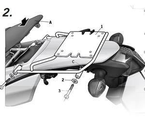 fixation shad h0cr22st - honda crf 250l (2012 - 2017) UNICA