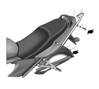 Support top case - Shad - TOP MASTER (S0BN60ST) - Suzuki BANDIT 600/1200 - Quatre saisons - Fixation spécifique