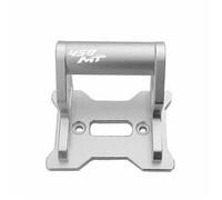 Fixation Support Support Antichoc pour GPS De Moto, Fixation Avant pour Téléphone Et Guidon, pour CFMOTO 450MT 2024-2025 Support Amortisseur(Argent 1,22MM)