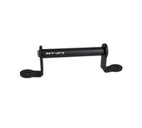 Fixation Support Support De GPS pour Moto avec Support De Téléphone Et Fixation pour Barre Transversale pour Yamaha Tracer 7/700 GT MT-07 Support Amortisseur(Noir 1,12MM)