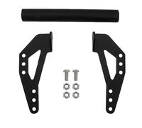 Fixation Support Support De Navigation GPS Moto avec Barre Transversale Et Adaptateur pour Smartphone - pour Suzuki V-Strom/DL 1000 (2014-2019) Support Amortisseur(Noir 1)