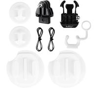 Fixation sur Planche de Support de Surf pour GoPro Hero 12/11/10/9/8/7/6/5/4/3/3+ Comprend Un Câble De Sécurité Et Une Attache FCS Verrouillable