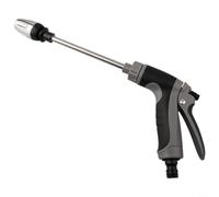 Fixation turbo robuste pour tuyau d'arrosage avec contrôle du débit réglable et poignée confortable pour l'entretien de la voiture, le nettoyage de terrasse, le lavage du sol, l'arrosage des plantes