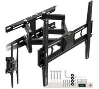 FIXATION TV - TECTAKE - Support Mural TV Orientable et Inclinable pour Ecran 26"" - 75"" - Noir