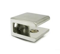 Fixation Verre Réglable Alliage Zinc 4 Support Mural Antidérapant pour Étagère Salle de Bain Douche Cuisine 3x3x1.9cm