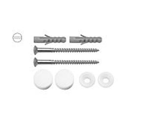 Fixation WC Stedo ASW 470483 6 x 70 mm, capuchons chromés