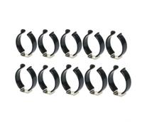 Fixations 30mm en inox, 10 pinces à ressort pour rangement atelier cave | Ensemble de 10 fixations offrant une solution de rangement complète à un tarif compétitif.
