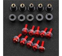 Fixations Boulons Kit De Vis Fixation Pour Pare-brise Moto Pour Yamaha NMAX 155, 125, N-MAX, NMAX155 Vis De Carénage De Moto(Rouge)