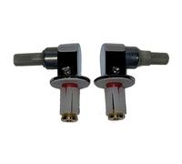 Fixations charnières avec descente ralentie pour abattant de wc Chamade