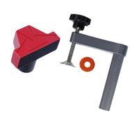 Fixations d ' établi compactes en aluminium, y compris des connecteurs en acier pour une installation rapide et un stockage peu encombrant, accessoires d ' établi à vis magiques